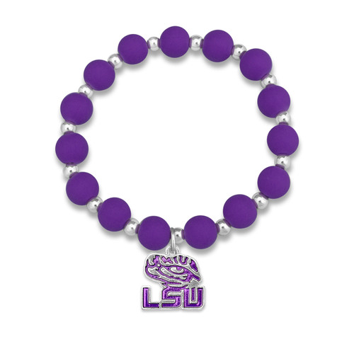 Louisiana State Tigers LSU Zoey Charm Bracelet