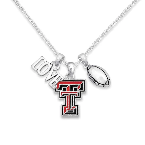 Texas Tech Red Raider Touch Down Necklace
