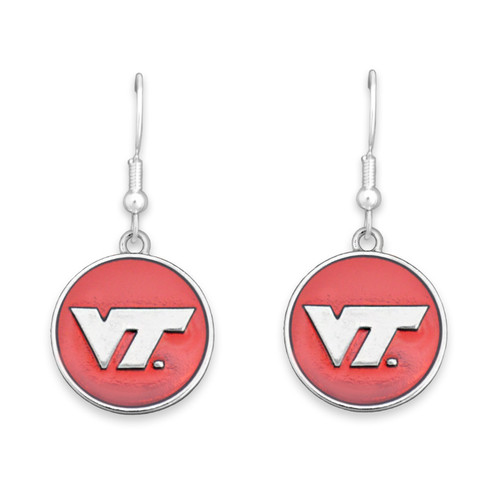 Virginia Tech Hokies Society  Earrings Virginia Tech Hokies Society  Earrings