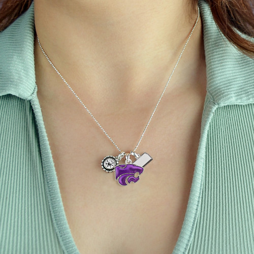 Kansas State Wildcats Necklace- Home Sweet School