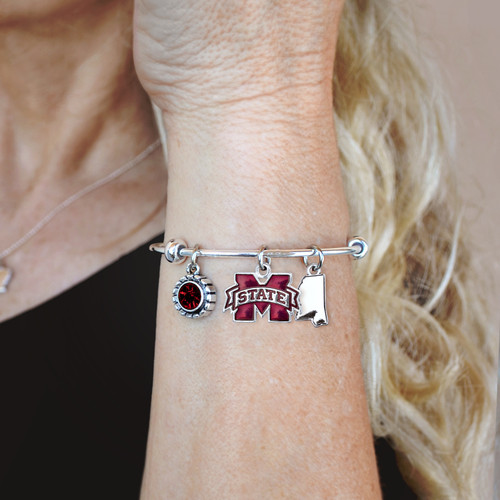 Mississippi State Bulldogs Bracelet- Home Sweet School