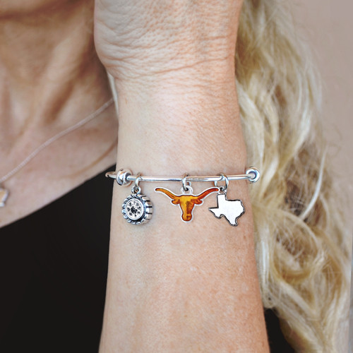 Texas Longhorns Bracelet- Home Sweet School