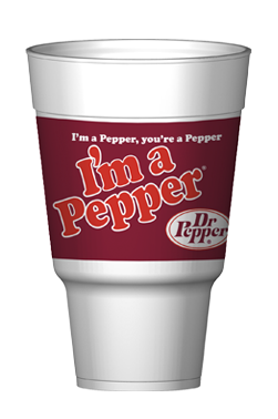 Foam Cups - Dr. Pepper Cups