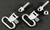 Michaels Swivel Set 1" For - Standard Rifles Silver