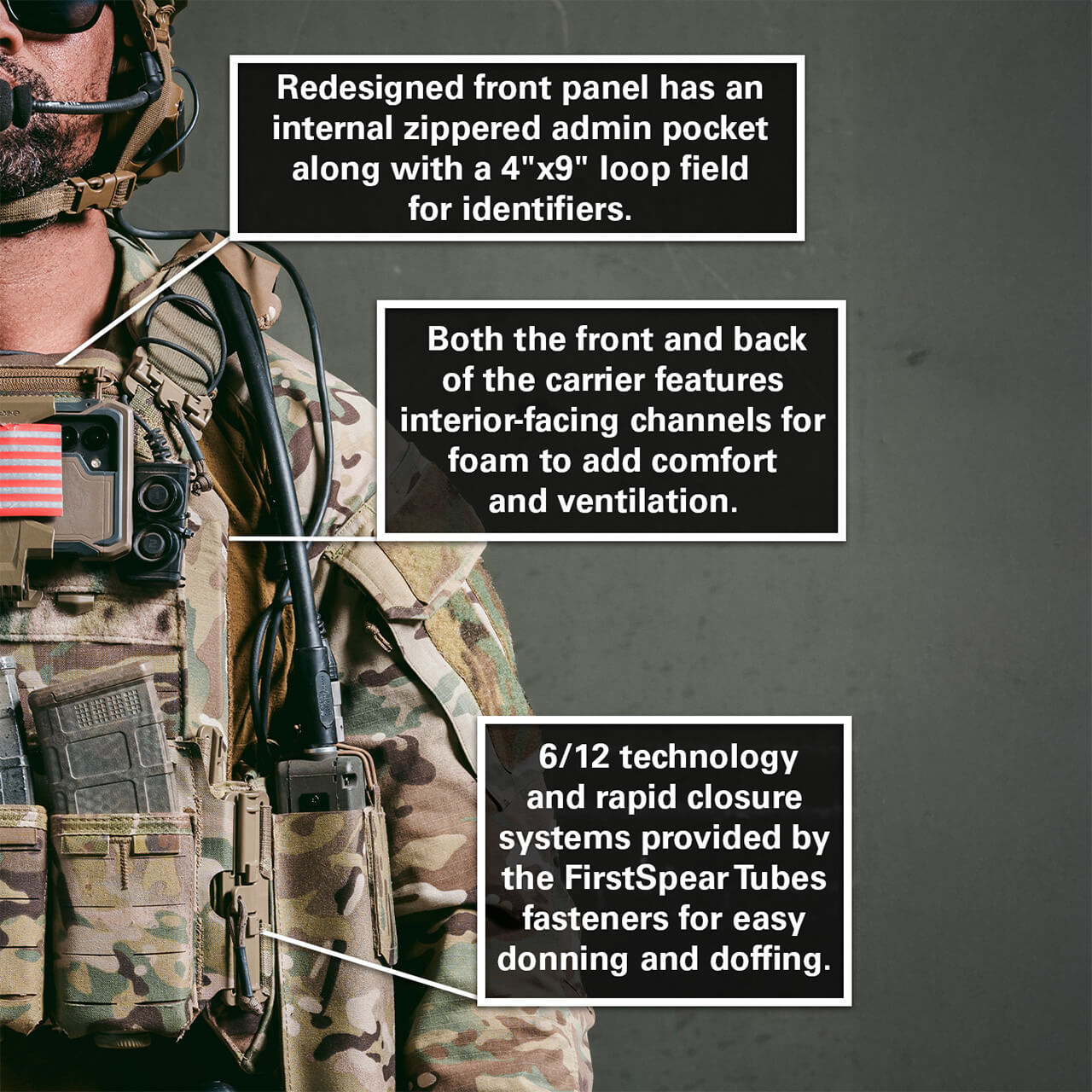 個人装備 Firstspear Strandhogg v3 First Spear Strandhögg v3 SAPI Cut Plate Carrier Body Armor Vest