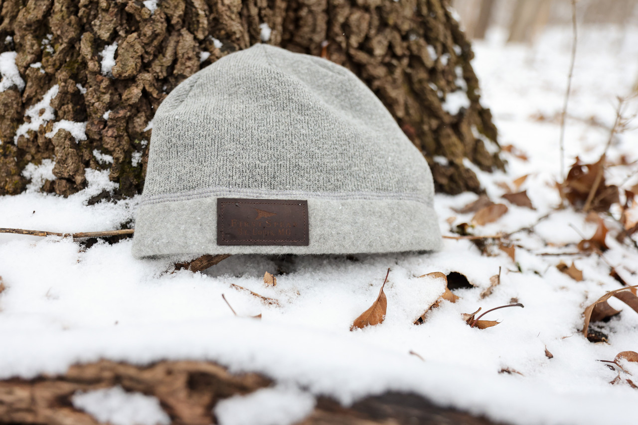 FirstSpear | Wool Beanie with Leather Patch