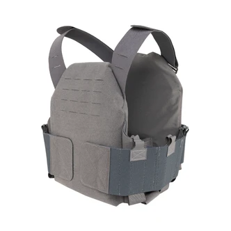 Low Visibility Plate Carrier in Manatee Grey, Side View