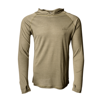 Hooded Field Shirt in Commando Green, Front View