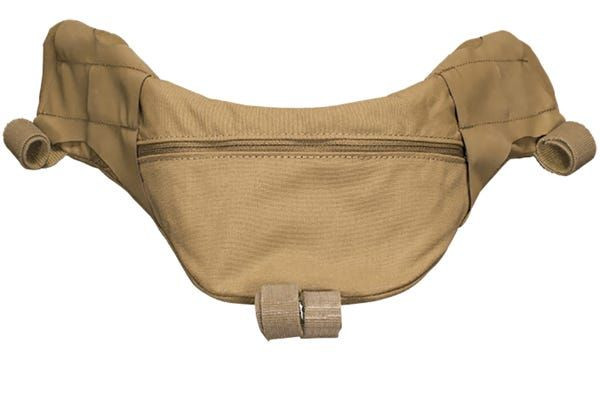 Modular Armor System Collar Protection in Coyote
