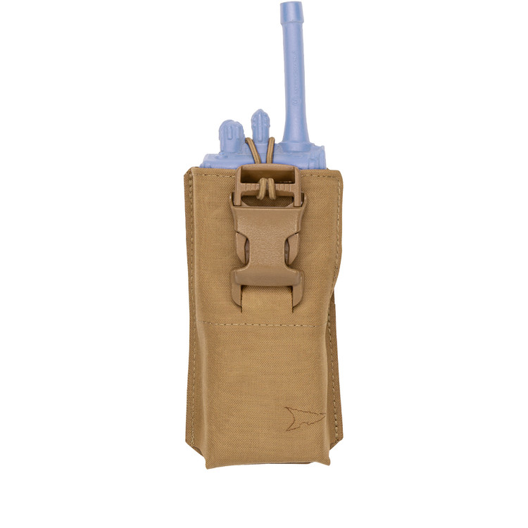 Patrol Radio Pocket in Coyote, Front View