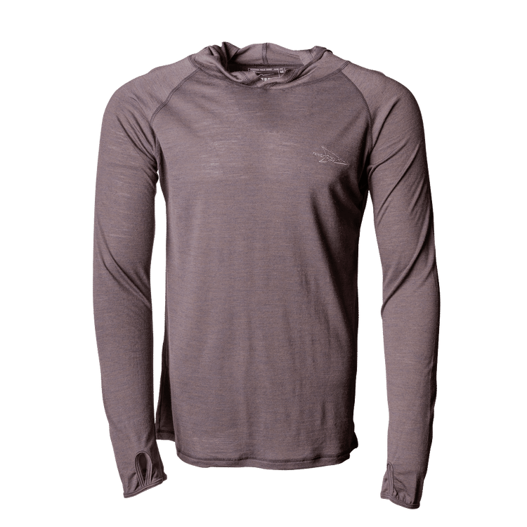 Hooded Field Shirt in Charcoal, Front View