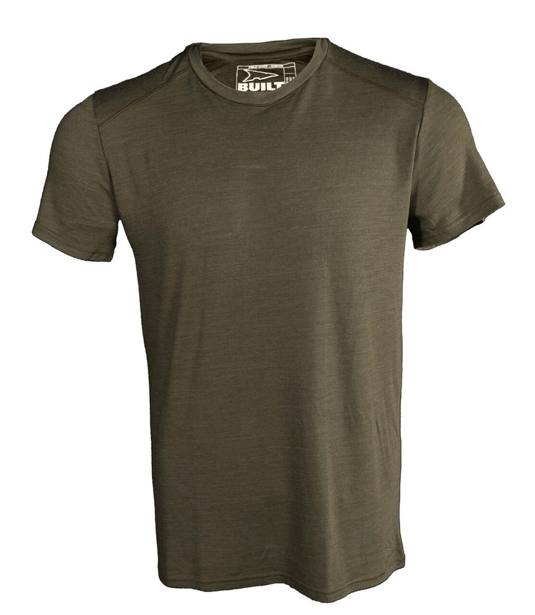 Short Sleeve Field Tee in Commando Green