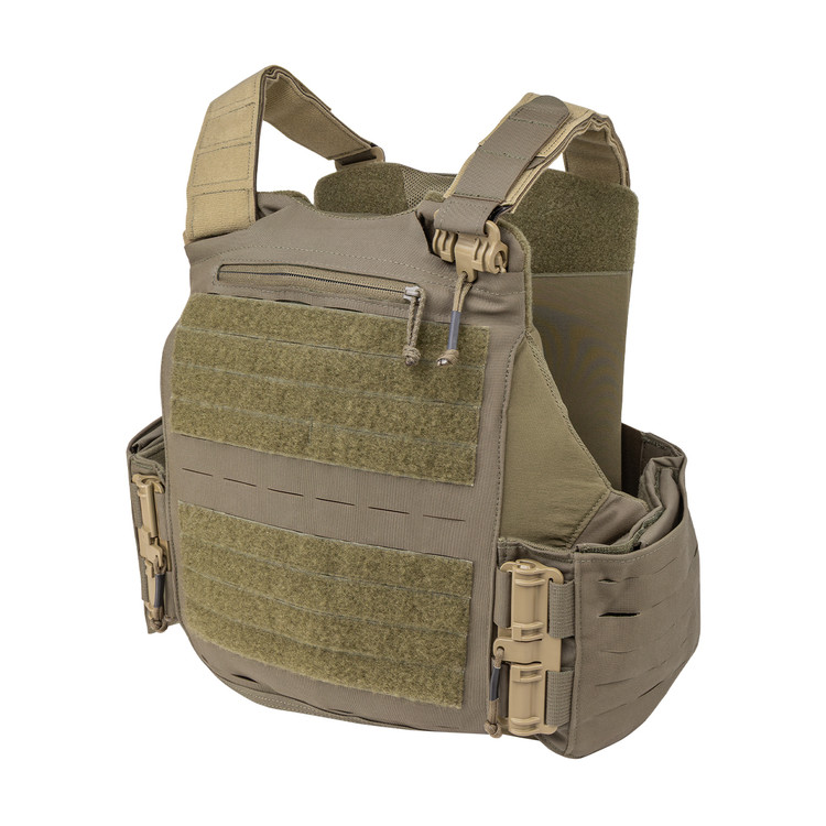 Scalable Operator Vest in Ranger Green with Modular Straps, Front View