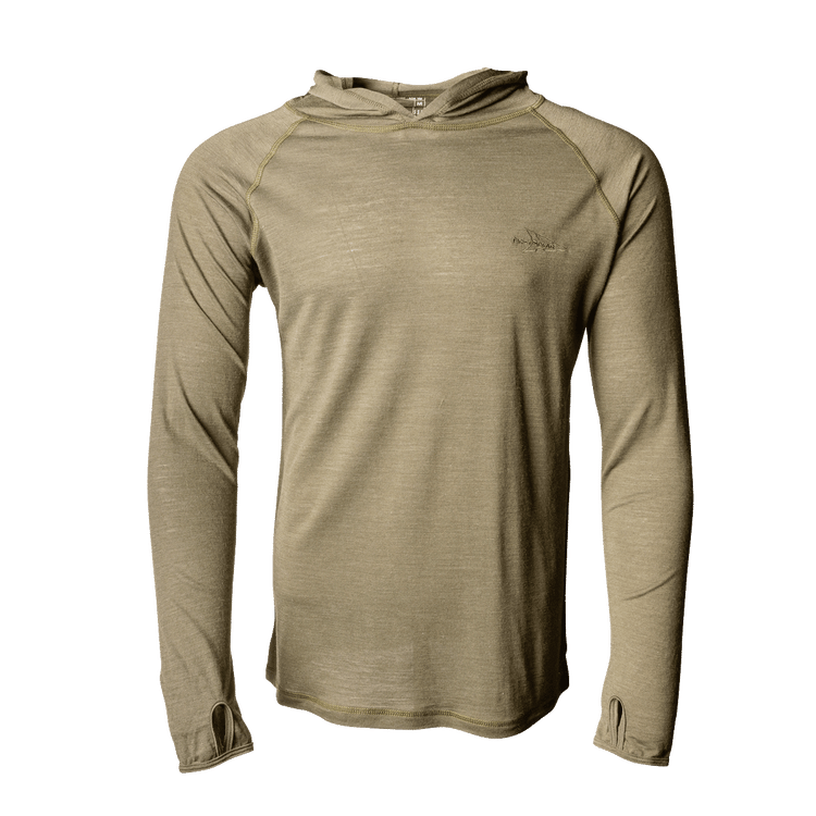 Hooded Field Shirt in Commando Green, Front View