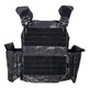 Strandhogg Plate Carrier in MultiCam Black, Front View