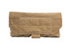 12 Round Shotgun Pouch in Coyote, Closed Front View