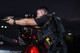 First On Plate Carrier Vest with General Purpose Pouches for First Responders in Black on Police User
