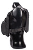 First On Plate Carrier Vest with General Purpose Pouches for First Responders in Black, Side View