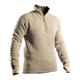 Woobie Quarter Zip in Sand Tan, Front View