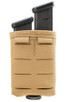MultiMag Rapid Adjust Pocket in Coyote Tan for Double Pistol Mags