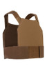 FirstSpear Slick Lightweight Under Clothing Plate Carrier in Coyote Tan Angle View FirstSpear Slick Lightweight Under Clothing Plate Carrier in Coyote Tan Angle View