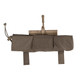 Tubes Dump Pouch in Ranger Green, Rolled Up 