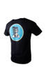 Gustaf T-Shirt in Black, Back View