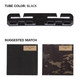 4" Male Tube Fastener in Black Suggested Color Combinations