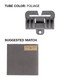 2" Female Tube Fastener in Manatee Grey Suggested Color Combos