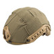 FAST Helmet Cover in Solid Ranger Green, Top View