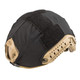 FAST Helmet Cover in Solid Black, Top View