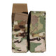 LaserFrame M4 Flap Double  Magazine Pocket - front open - multicam