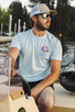 FirstSpear Wetter is Better athletic cut t-shirt front view driving boat
