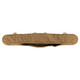 Padded AGB Sleeve 6/12, Coyote front view flat, zipper open