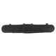 Padded AGB Sleeve 6/12, Black front view flat, zipper open