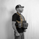 Reversible Modular Chest Rig, 6/12, Ranger Green 3/4 lifestyle front view rigged with multiple pouches