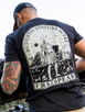 Roman Centurion T-Shirt in Black, Back View