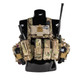 Imbrex™ Offset Reconnaissance Chest Rig in MultiCam, Front View Loaded Out