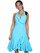 HALTER DRESS WITH RUFFLE TRIM PSL-054
