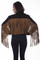 DENIM Jackets WITH LEOPARD FRINGE HC662