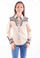 Poly/rayon blend snap front shirt,Floral Tooled Blouse PL-654