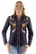 Bright Floral Embroidered Blouse PL-899