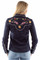 Bright Floral Embroidered Blouse PL-899