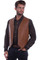 5 SNAP FRONT LEATHER WESTERN VEST,Snap Front Western Vest,SNAP FRONT WESTERN VEST,SNAP FRONT Leather WESTERN Vest 507