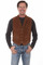 Suede Knit Back Men's Vest 1045