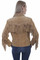 Suede Fringe Lacing Jacket L1016