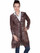 Fringe Embroidered Suede Coat L165