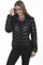 FRONT ZIP RIBBED Leather Jacket L620