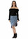 Fringe Jean Skirt HC938