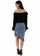 Fringe Jean Skirt HC938